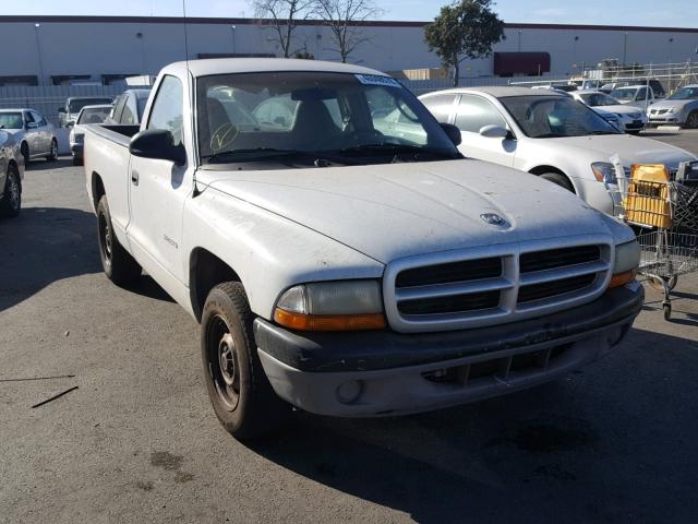 1B7FL26X41S292310 - 2001 DODGE DAKOTA WHITE photo 1