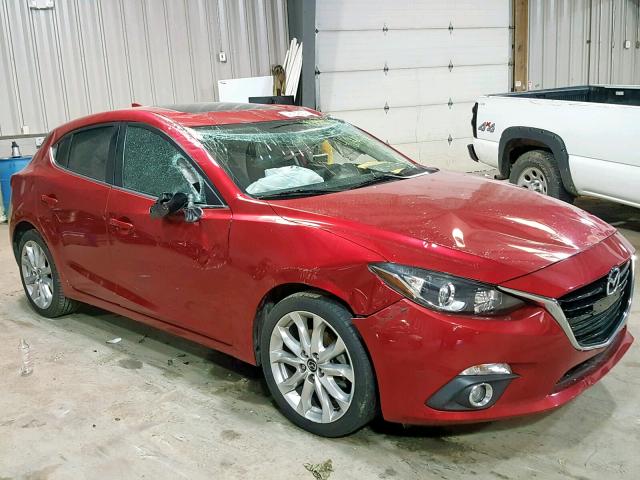 JM1BM1L33F1275552 - 2015 MAZDA 3 TOURING RED photo 1