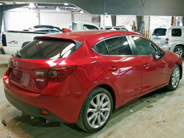 JM1BM1L33F1275552 - 2015 MAZDA 3 TOURING RED photo 4