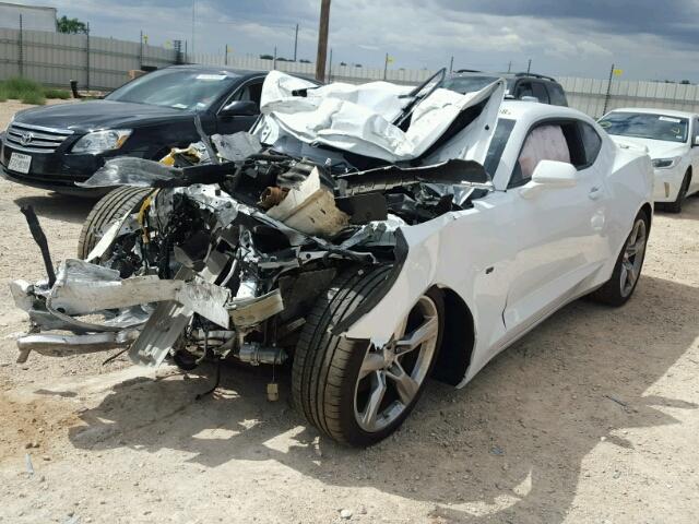 1G1FH1R78J0179469 - 2018 CHEVROLET CAMARO SS WHITE photo 2