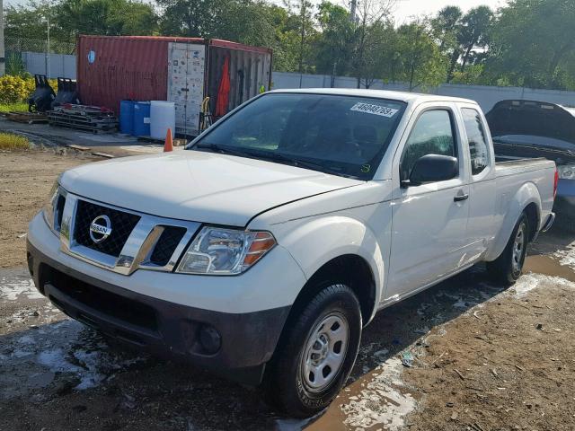 1N6BD0CT2FN713753 - 2015 NISSAN FRONTIER S WHITE photo 2
