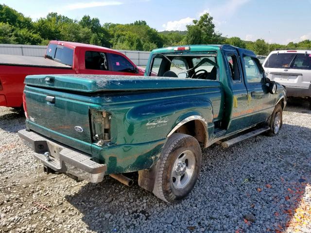 1FTZR15V1YPB33246 - 2000 FORD RANGER SUP GREEN photo 4