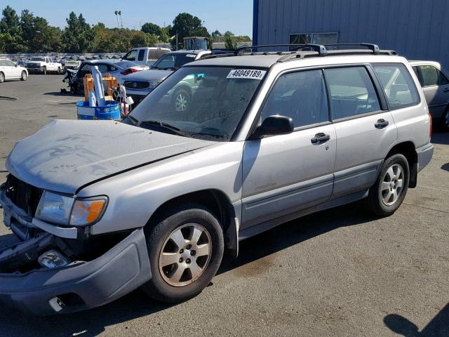 JF1SF6357YH725213 - 2000 SUBARU FORESTER L SILVER photo 2