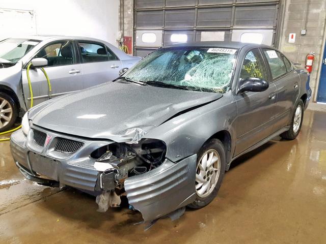 1G2NG52E83M591154 - 2003 PONTIAC GRAND AM S GRAY photo 2
