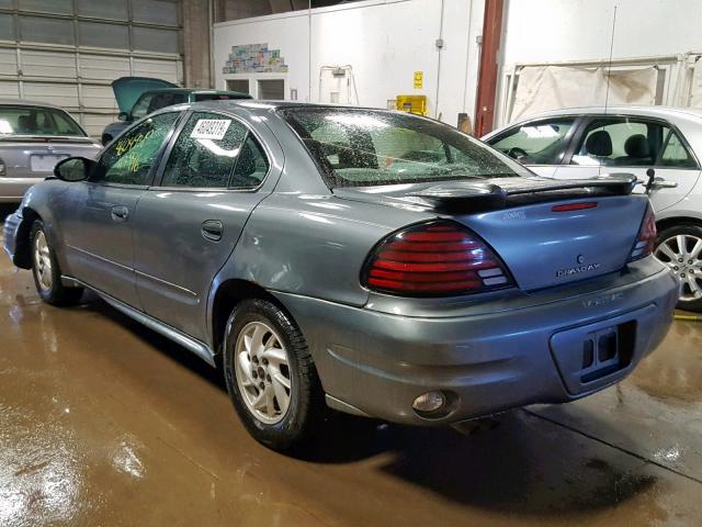 1G2NG52E83M591154 - 2003 PONTIAC GRAND AM S GRAY photo 3