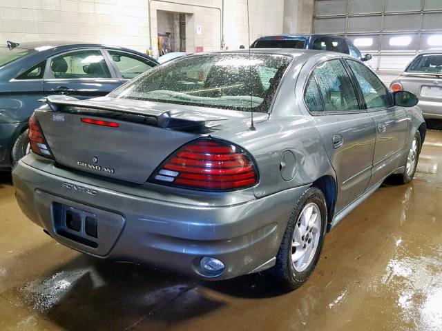 1G2NG52E83M591154 - 2003 PONTIAC GRAND AM S GRAY photo 4