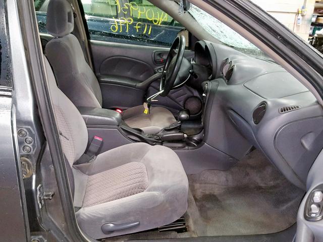 1G2NG52E83M591154 - 2003 PONTIAC GRAND AM S GRAY photo 5