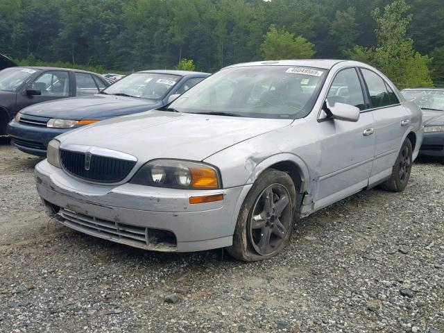 1LNHM86S4YY910774 - 2000 LINCOLN LS SILVER photo 2