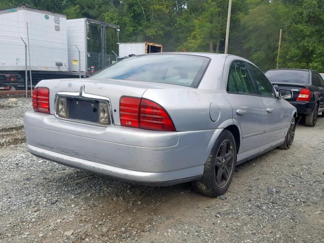 1LNHM86S4YY910774 - 2000 LINCOLN LS SILVER photo 4