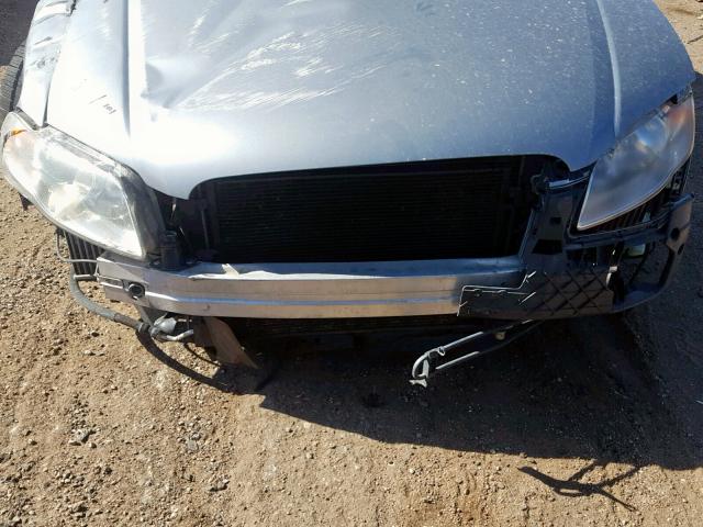 WAUEF78E78A011254 - 2008 AUDI A4 S-LINE SILVER photo 9