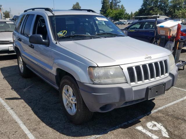 1J4GX48S24C401894 - 2004 JEEP GRAND CHER SILVER photo 1