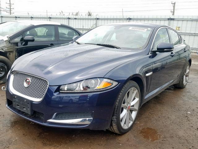 SAJWJ0FF7F8U68449 - 2015 JAGUAR XF 3.0 SPO BLUE photo 2