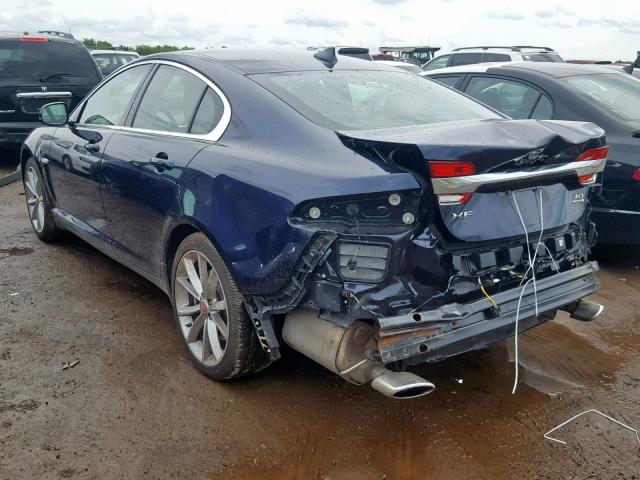 SAJWJ0FF7F8U68449 - 2015 JAGUAR XF 3.0 SPO BLUE photo 3