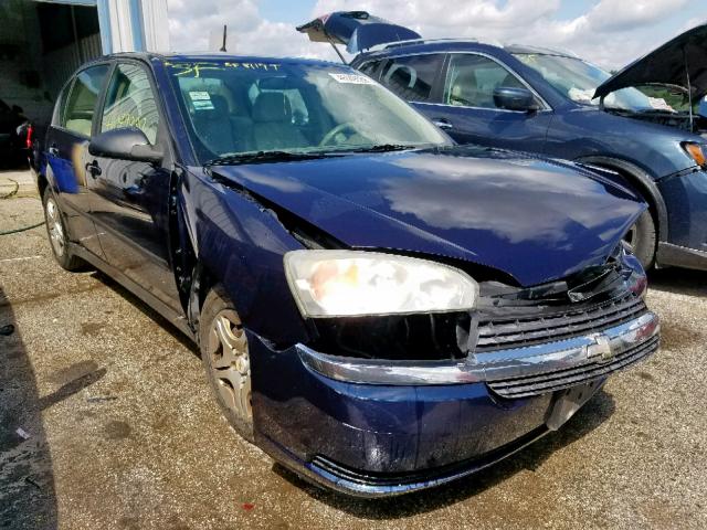 1G1ZS52F35F314948 - 2005 CHEVROLET MALIBU BLUE photo 1