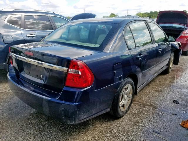 1G1ZS52F35F314948 - 2005 CHEVROLET MALIBU BLUE photo 4