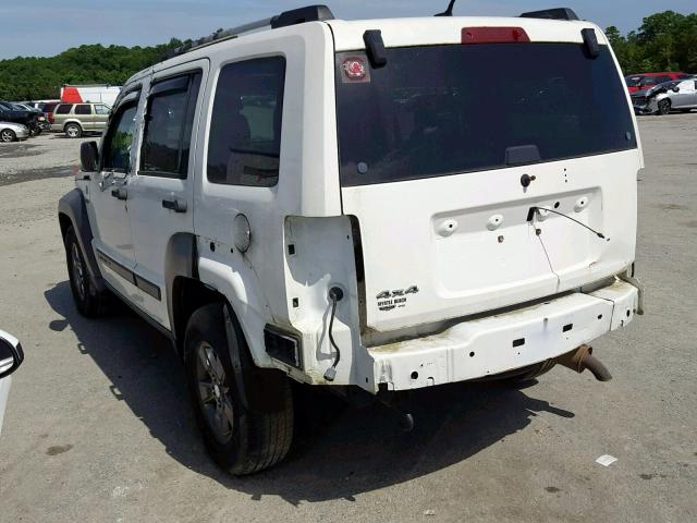 1J4PN3GK7AW160930 - 2010 JEEP LIBERTY RE WHITE photo 3