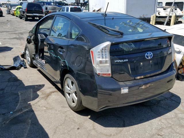 JTDKN3DU0A0178162 - 2010 TOYOTA PRIUS BLACK photo 3