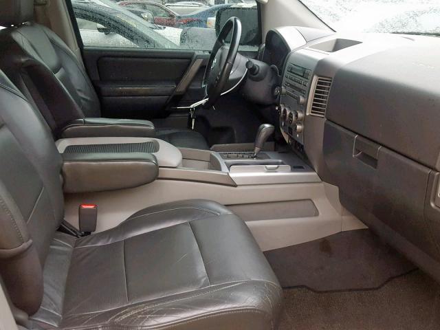 5N1AA08B74N701095 - 2004 NISSAN ARMADA SE SILVER photo 5