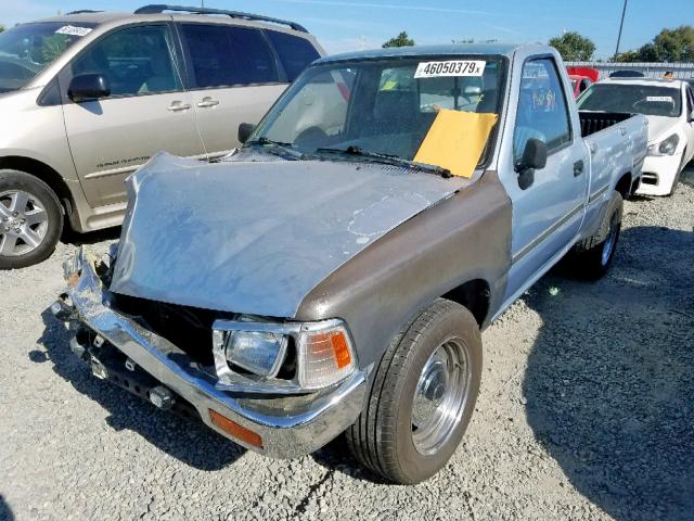 JT4RN81A9M0065787 - 1991 TOYOTA PICKUP 1/2 GRAY photo 2