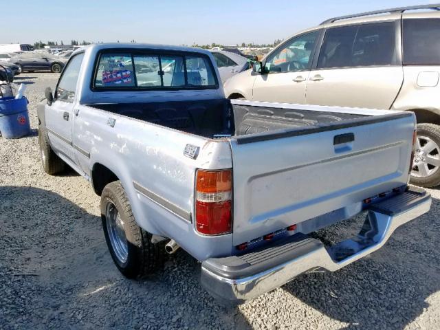 JT4RN81A9M0065787 - 1991 TOYOTA PICKUP 1/2 GRAY photo 3