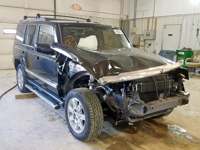 1J4RG5GT2AC108761 - 2010 JEEP COMMANDER BLACK photo 1