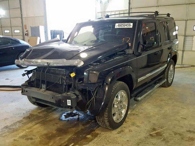 1J4RG5GT2AC108761 - 2010 JEEP COMMANDER BLACK photo 2