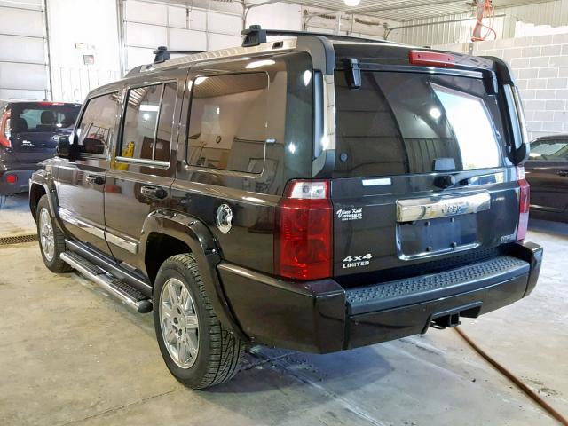 1J4RG5GT2AC108761 - 2010 JEEP COMMANDER BLACK photo 3
