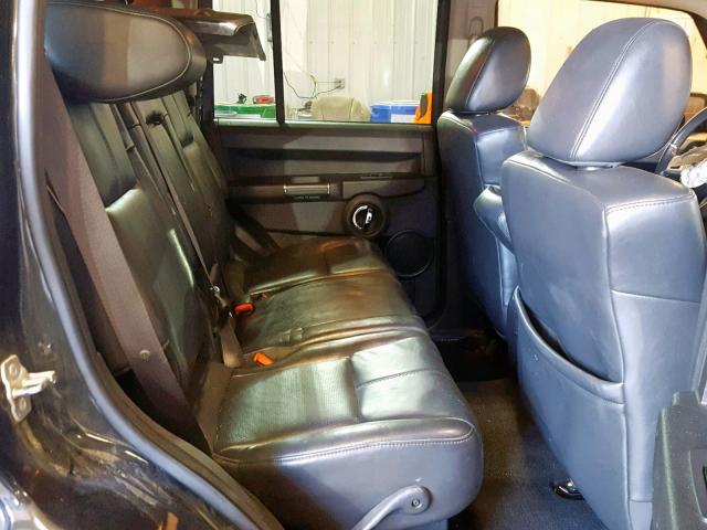 1J4RG5GT2AC108761 - 2010 JEEP COMMANDER BLACK photo 6