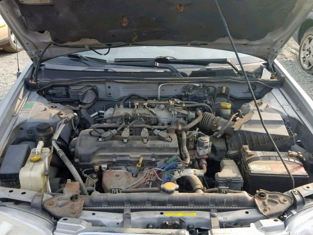 3N1CB51A02L554109 - 2002 NISSAN SENTRA GXE SILVER photo 7