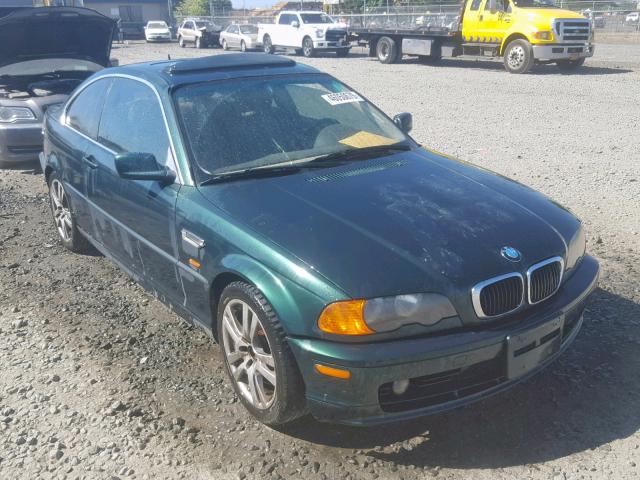 WBABM3344YJN84953 - 2000 BMW 323 CI GREEN photo 1