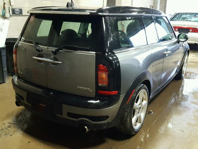 WMWMM33528TP71405 - 2008 MINI COOPER S C GRAY photo 4