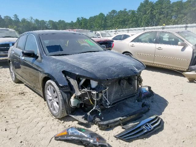 1HGCP3F85BA013784 - 2011 HONDA ACCORD EXL BLACK photo 1