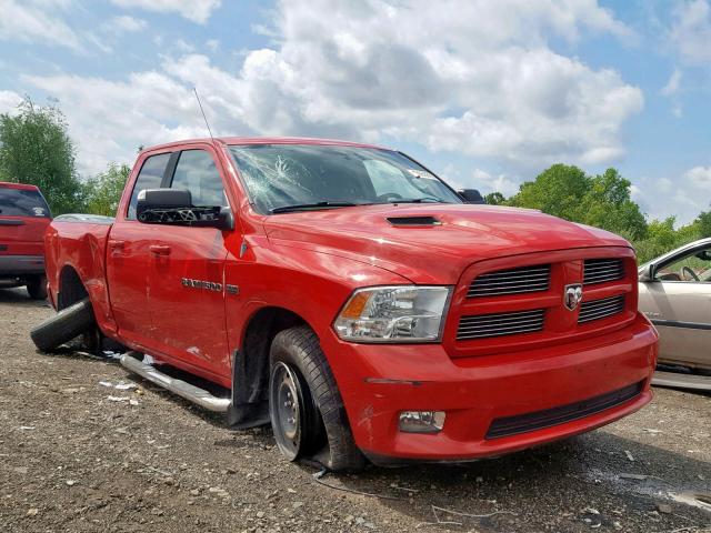 1C6RD7HT1CS244209 - 2012 DODGE RAM 1500 S RED photo 1