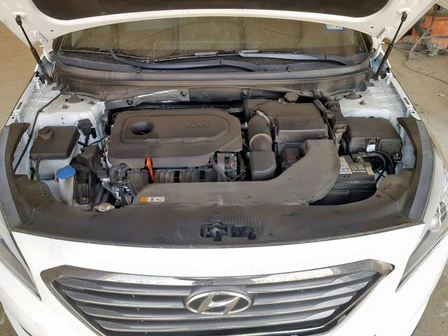 5NPE34AF2FH127660 - 2015 HYUNDAI SONATA SPO WHITE photo 7