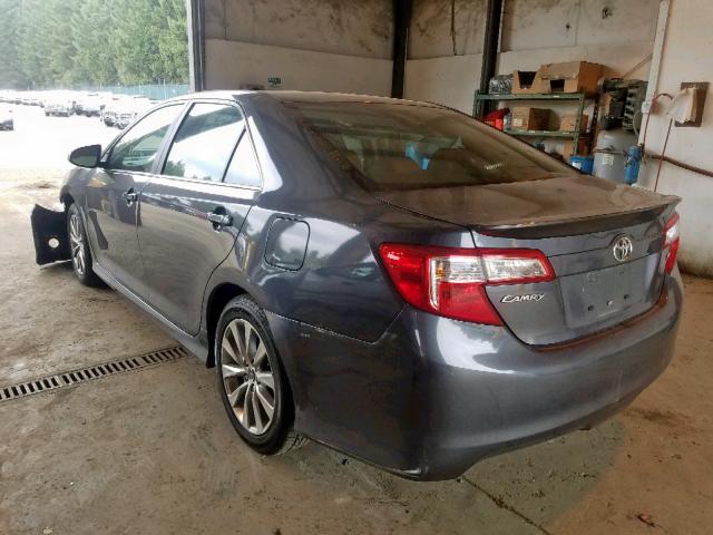 4T1BF1FK4CU183658 - 2012 TOYOTA CAMRY BASE GRAY photo 3