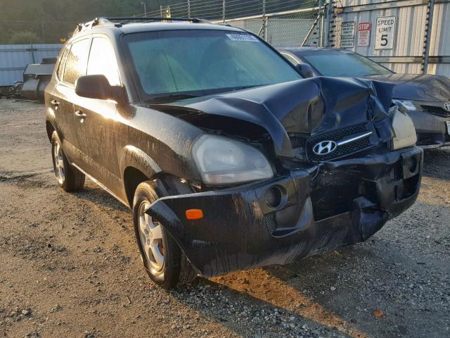 KM8JM12B55U172582 - 2005 HYUNDAI TUCSON GL BLACK photo 1