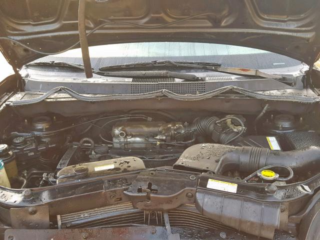 KM8JM12B55U172582 - 2005 HYUNDAI TUCSON GL BLACK photo 7