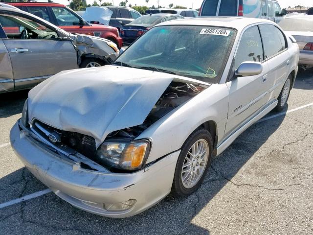 4S3BE656427200819 - 2002 SUBARU LEGACY GT SILVER photo 2