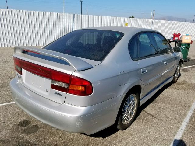 4S3BE656427200819 - 2002 SUBARU LEGACY GT SILVER photo 4