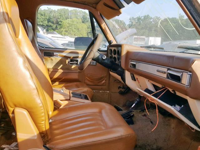 1GNEV18K0LF132591 - 1990 CHEVROLET BLAZER V10 TAN photo 5