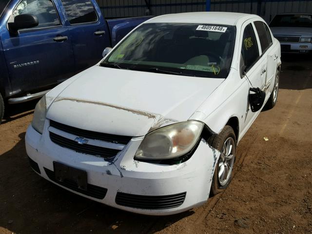 1G1AL55F177104125 - 2007 CHEVROLET COBALT LT WHITE photo 2