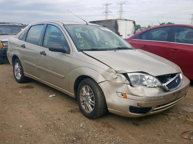 1FAFP34NX7W301210 - 2007 FORD FOCUS ZX4 GOLD photo 1