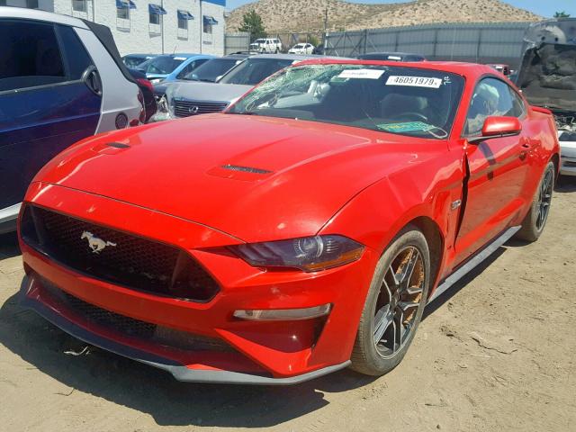 1FA6P8CF2J5143739 - 2018 FORD MUSTANG GT RED photo 2