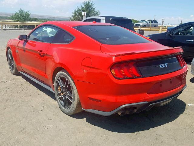 1FA6P8CF2J5143739 - 2018 FORD MUSTANG GT RED photo 3