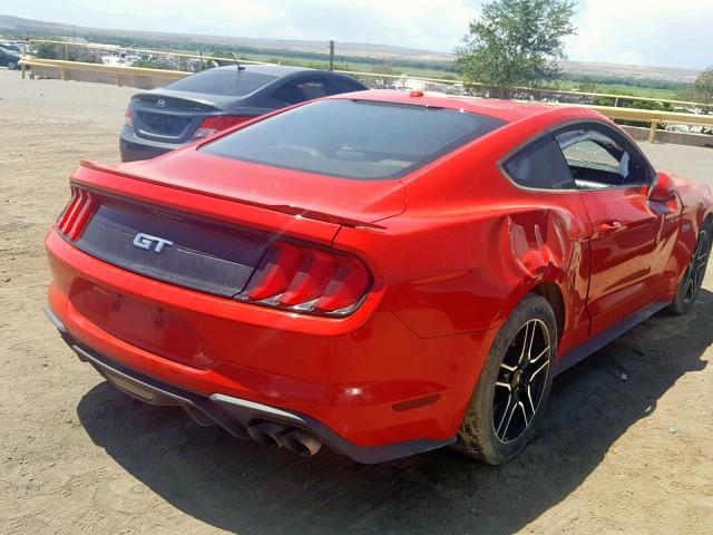 1FA6P8CF2J5143739 - 2018 FORD MUSTANG GT RED photo 4