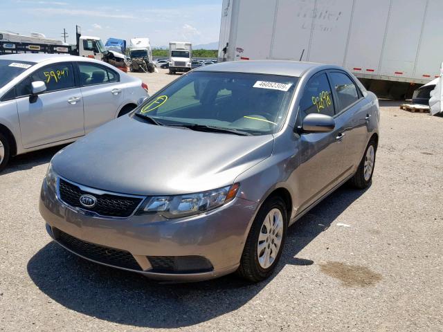 KNAFU4A29C5564160 - 2012 KIA FORTE EX SILVER photo 2