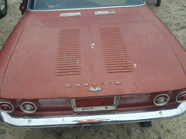 40927W254532 - 1964 CHEVROLET COR MONZA RED photo 7