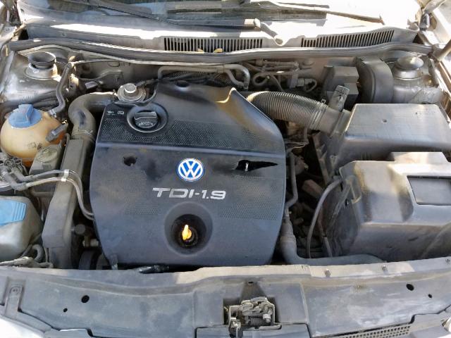 3VWSP69M42M135119 - 2002 VOLKSWAGEN JETTA GLS SILVER photo 7