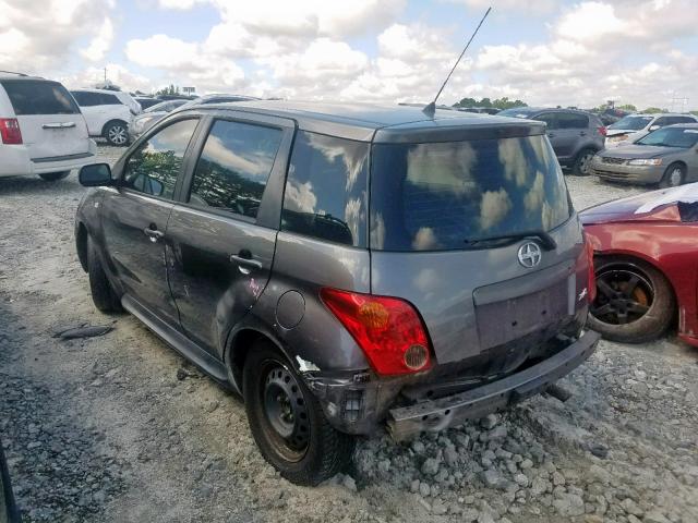 JTKKT624240054742 - 2004 TOYOTA SCION XA GRAY photo 3