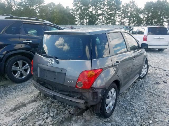 JTKKT624240054742 - 2004 TOYOTA SCION XA GRAY photo 4